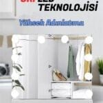 Powermaster Pm-14326 Usb 4'Lü Led Ayna Üstü Makyaj Aydinlatma Işiği