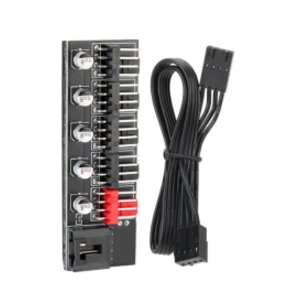 Fan Çoklayici 5 Port Y Pwm Splitter 4 Pin Hub Cpu Kablo Çoğaltici