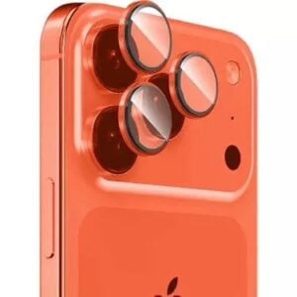 Sunix Safir iPhone 17 Pro / 17 Pro Max Kamera Lensi Orange
