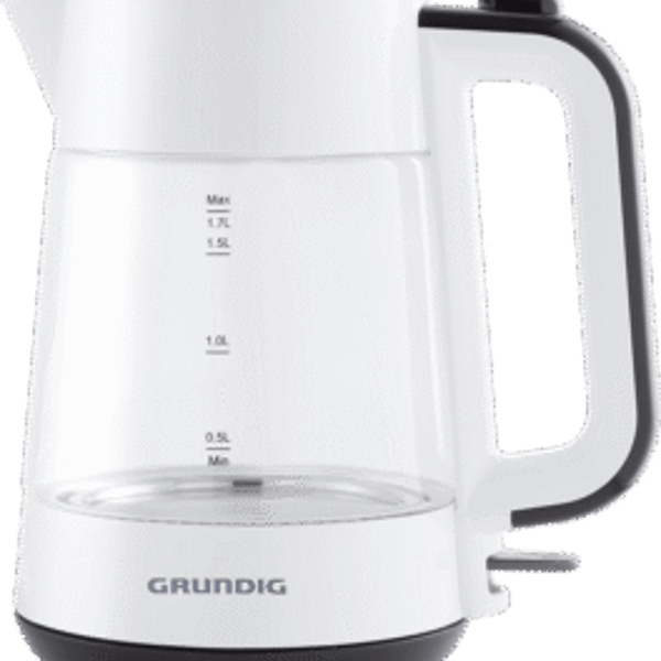 WK 5860 Grundig Beyaz Şeffaf Cam Kettle & Su Isıtıcı