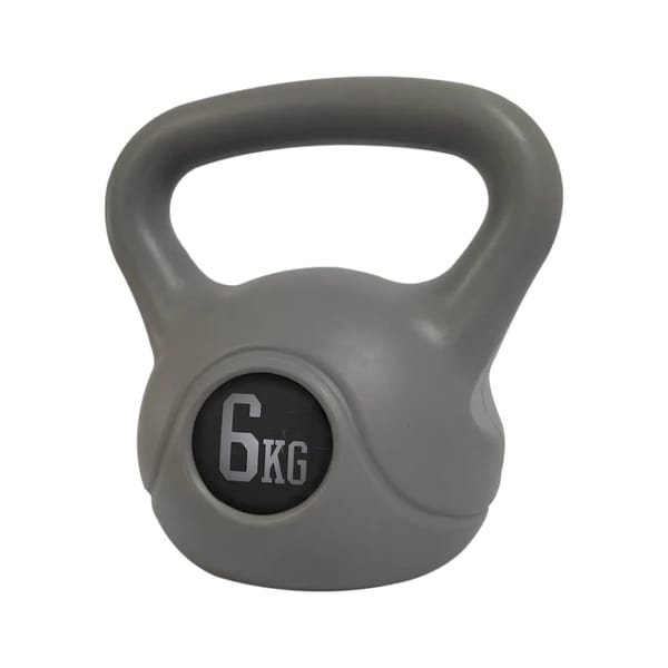 Protech Plastik Pro Kettlebell 6 KG - Gri