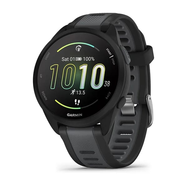 Garmin Forerunner® 165 Music, Siyah/Slate Gri