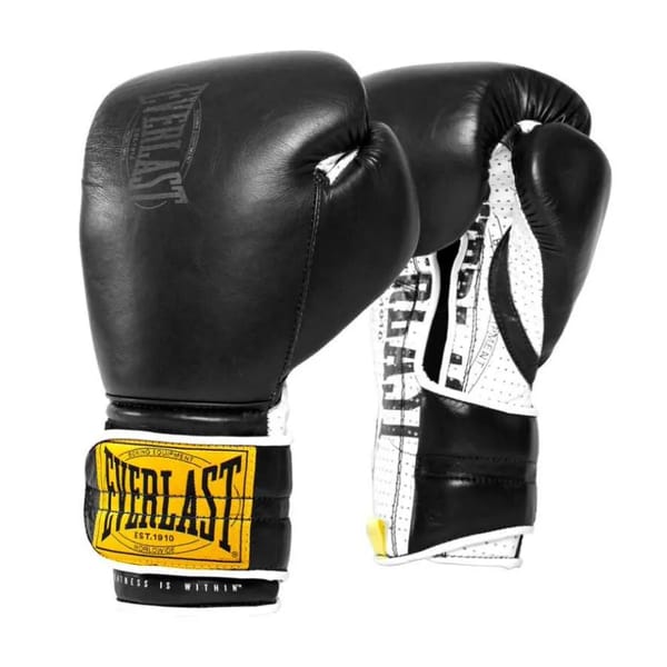Everlast 1910 H&L Sparring Boks Eldiveni - Siyah - 12 Oz