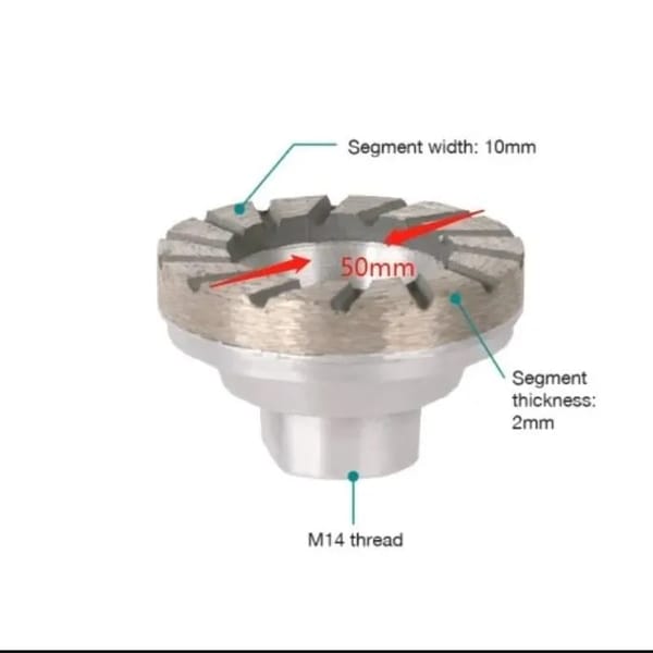 Bihui Taşlama Taşı Konik Turbo M14 30-50MM