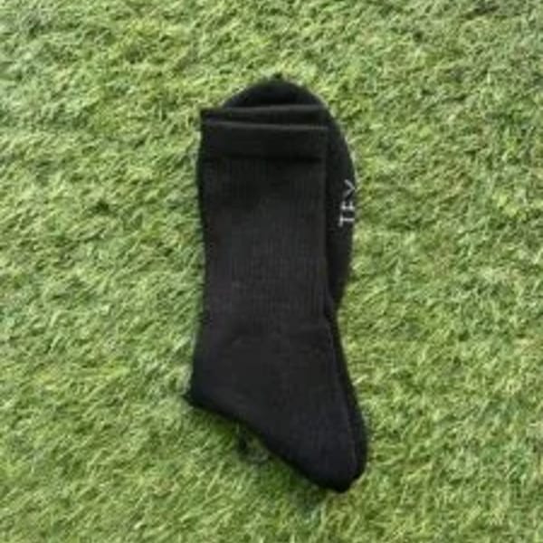 Tenis Siyah Havlu Spor Çorap