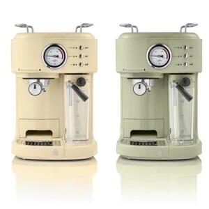 Swan Retro Vintage Tek Dokunuş Espresso Makinesi