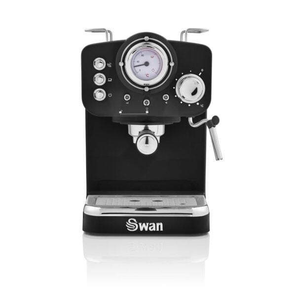 Swan Retro Espresso Makinasi Sk22110Bn Siyah 2