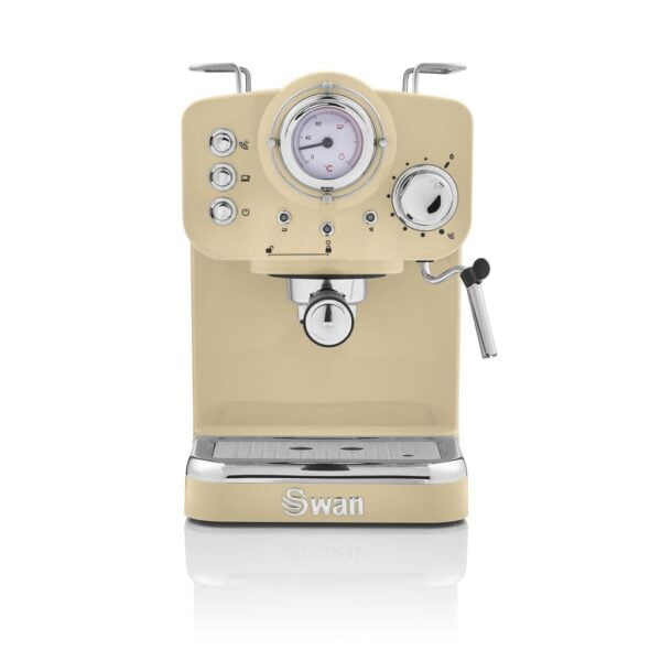 Swan Retro Espresso Makinasi Sk22110Cn Krem 2