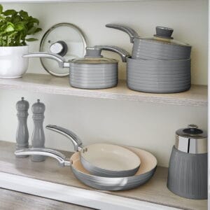 Swan Retro 5 Parça Tencere Tava Seti - Swan