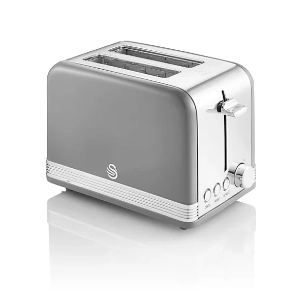 Swan Retro Grey 2 Slice Toaster5055322520564 01C Mp