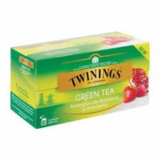 GREEN TEA POMEGRA-RAS&STRAW 25 S