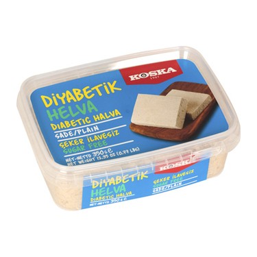 KOSKA DİYABETİK HELVA SADE 350GR