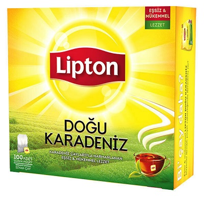 Lipton Doğu Karadeniz Süzen Poşet Bergamot Aromalı Siyah Çay 100 x 2