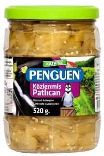Penguen Közlenmiş Patlıcan Cam  520 Gr