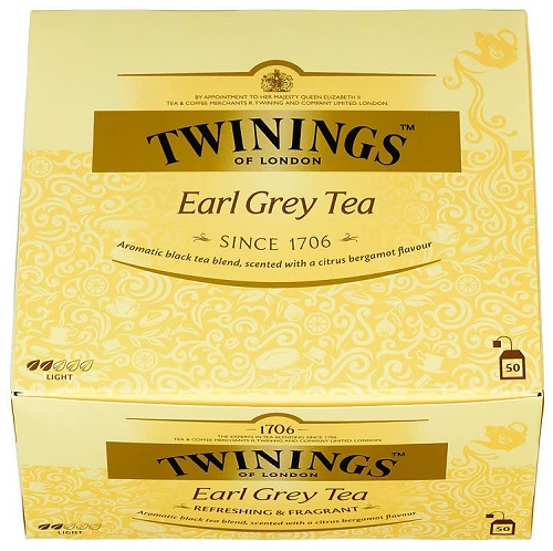 TWININGS EARL GREY 50 TEA BAGS