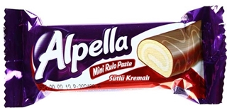 Ülker Alpella Sütlü Kremalı Mini Rulo Pasta 35 Gr
