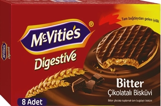 Ülker McVities Digestive Bitter Çikolatalı Bisküvi 91 Gr