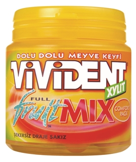 Vivident Comfort Full Fruit Mix 96 Gr