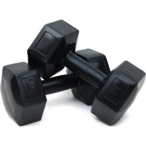 5 KG CEMENT Hex Home Dumbell in Black colour Adet fiyat