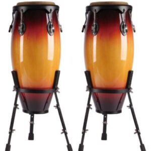 TIGER POWER CONGA SET - 10” + 11” Siyah HARDWARE