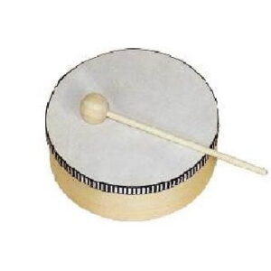 TIGER POWER TAMBOURINE WITH BEATER (TEF)