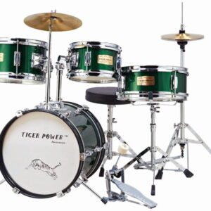 TIGER POWER JUNIOR DRUM SET - 4 DRUMS + 2 CYMBALS & THRONE