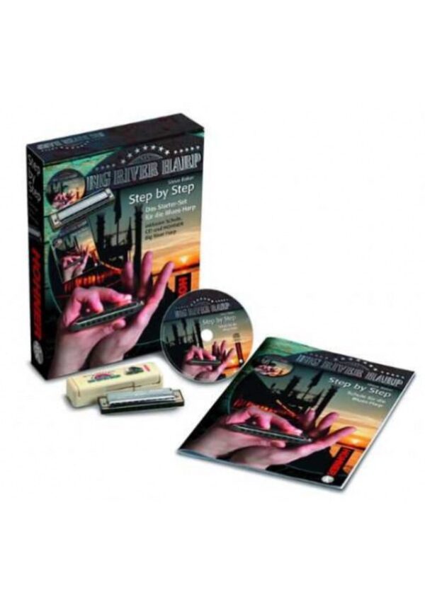 Hohner Step By Step Blues Harmonica Learning Set