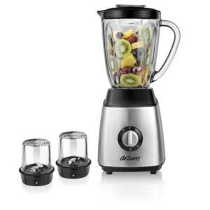 Arzum Maxiblend Glass Jug Blender - İnox