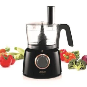 Arzum AR1064 1000 Watt 3 Fonksiyonlu Mutfak Robotu, Siyah