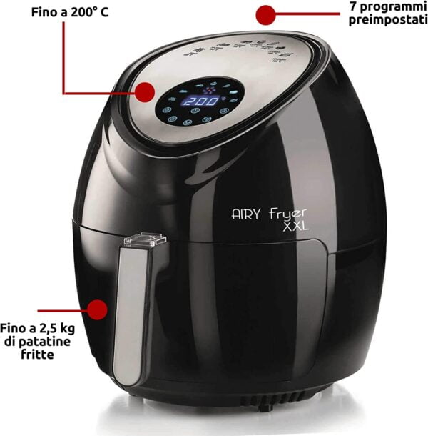 360 ° Sıcak Hava Teknolojisine Sahip Air Fryer / Hava Fritözü.