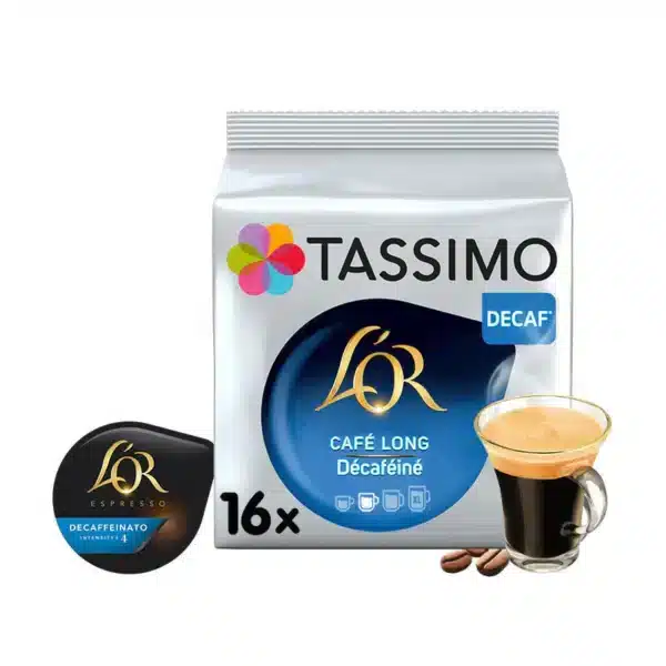 Capsule Tassimo Cafe Long Decafeine L Or Espresso 16
