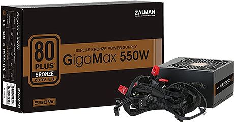 Power Supply Zalman Zm550-Gvii 550W 80+ Bronze