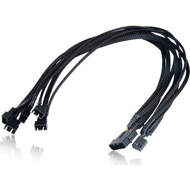 Kablo 5 Pin Fan Power Splitter To 4 X 3 Pin + 1 X 4Pin Power Pin