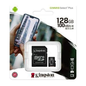 Bellek Kingston 128Gb Micro Sd Cl10 Sdcs2/128Gb 100Mb/S Uhs-I