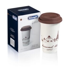 Delonghi - Çift Duvarlı Seramik Kupa - 300 Ml (the Globe Trotter)