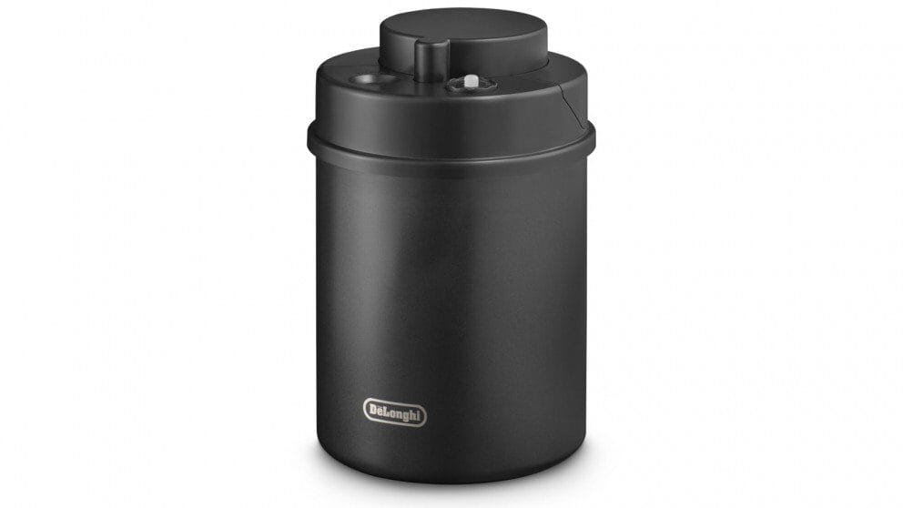 Delonghi - Vakumlu Kahve Kavanozu - 500 gr kapasiteli  (Siyah çelik gövde) (Coffee Canister)