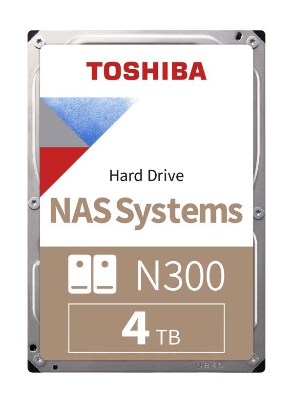 Hdd Toshiba 3.5 4Tb N300 128Mb 7200Rpm Hdwg440Uzsva 7/24 Nas