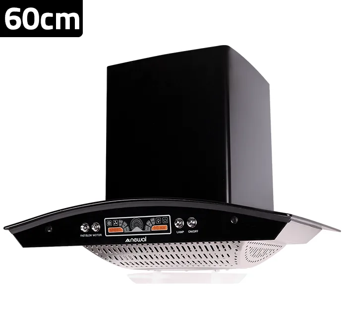 HOD3860/02 Newal Siyah Davlumbaz 60cm