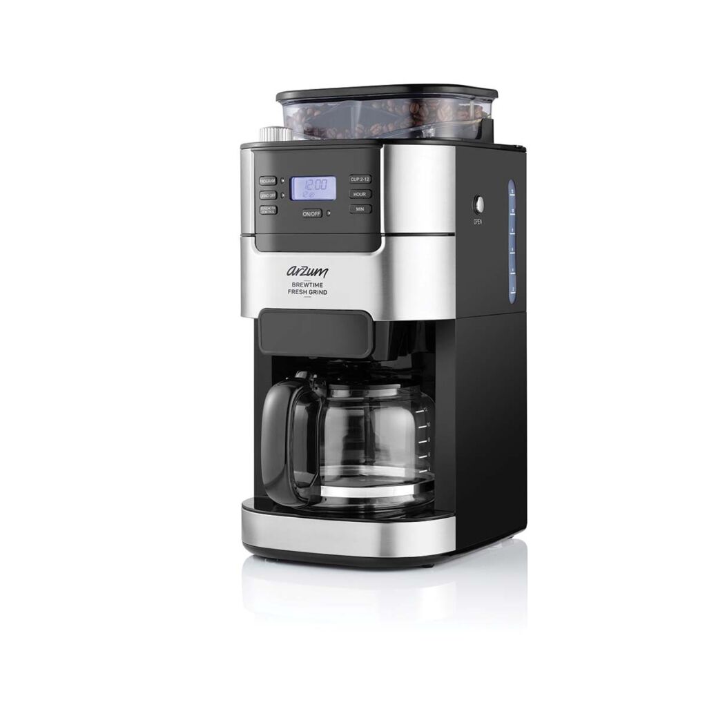 Arzum Ar3092Brewtime Fresh Grind Filtre Kahve Makinesi İnox AR3092