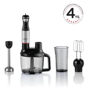 Forte 1000 Watt Multi Blender Seti - Siyah