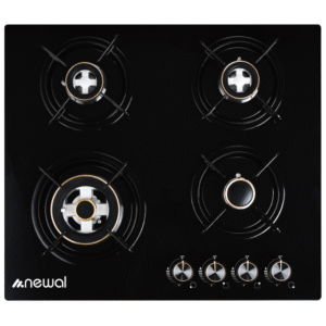 HOB648/2 Newal Siyah Cam Ocak