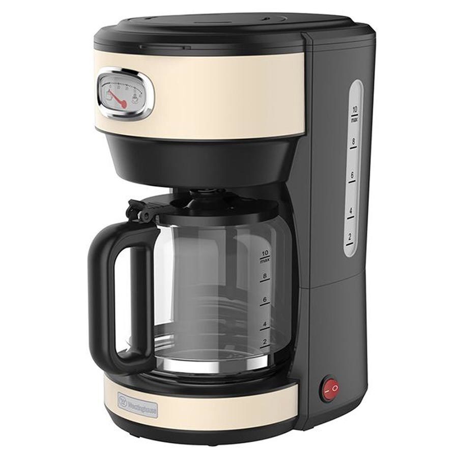 Filtre kahve makinesi WESTINGHOUSE Retro Serisi WKCMR62WH beyaz - KKTC Bi Sipariş
