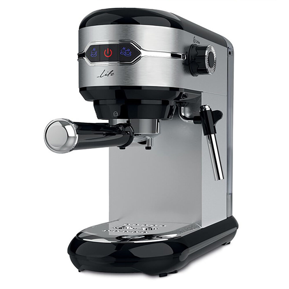 Kahve makinesi Espresso LIFE Origin 221 0213 siyah/gümüş - KKTC Bi Sipariş