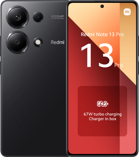 TELEFON XIAOMI REDMI NOTE 13 PRO MIDNIGHT BLACK 8GB RAM 256GB