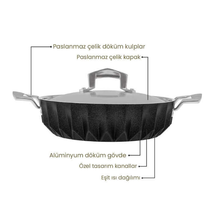 Diagon 26 cm Karnıyarık Tencere