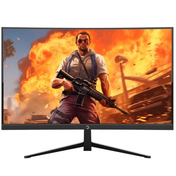 Monitor Gamepower 24&Amp;Quot; Vivid T40 Curved 0.5Ms 180Hz Hoparlör