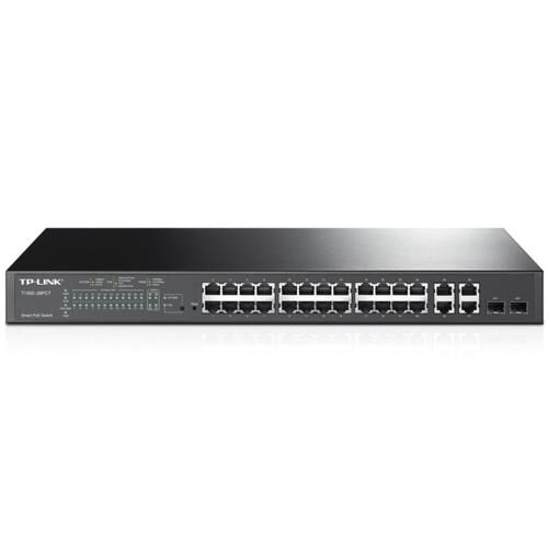Tp-Link Omada Tl-Sl2428P 24Port Poe 10/100 +4 Port Gigabit 180W Switch