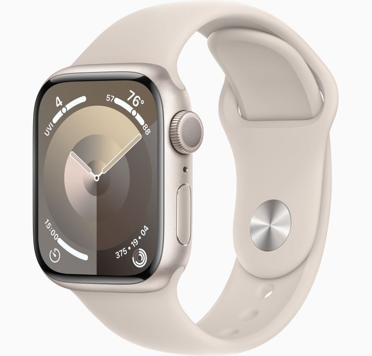 Apple Watch 9 41Mm Mr8U3Ll/A Starlight Al Star Sb M/L A2978