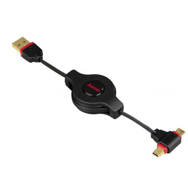 HAMA 74246 Mini Mikro USB Kablo Rulosu - KKTC Bi Sipariş