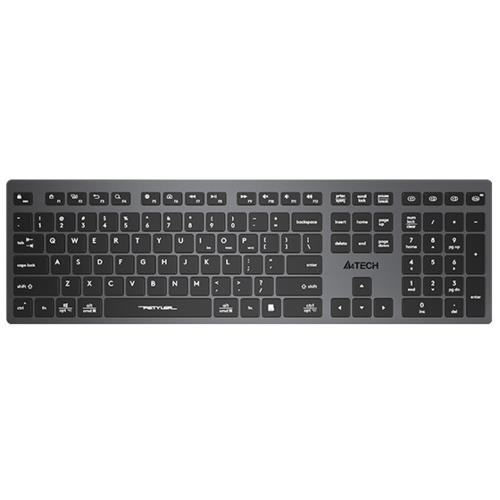 Klavye A4Tech Fbx50C Gri Bluetooth + 2.4G Fn-Mm-Şarjlı Klavye Tr Layou